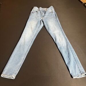 Old Navy Rockstar Super Skinny Jeans Size 2 Extra High Rise Light Wash
